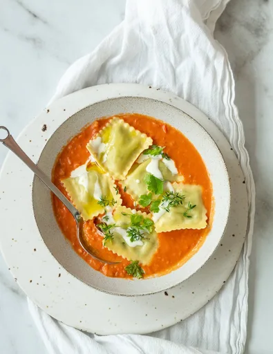 Sopa de raviolis