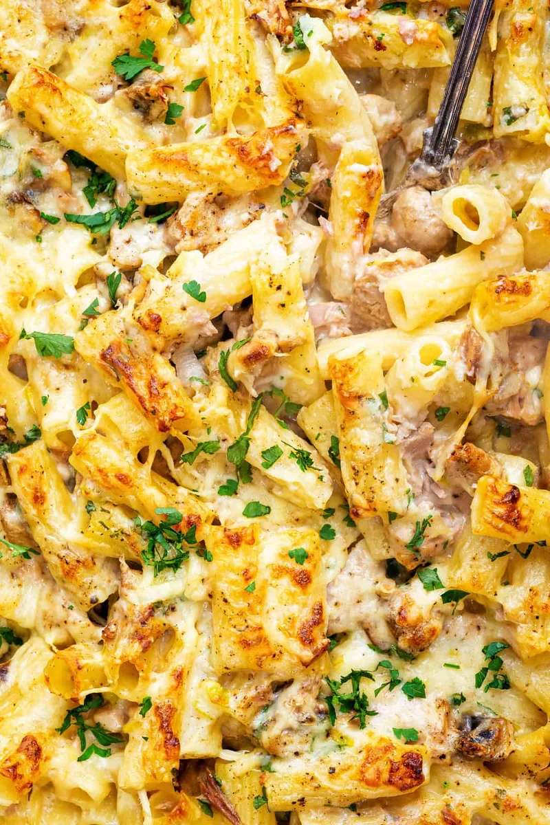 Cheesy Tuna Pasta Bake