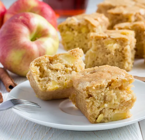 Blondies de manzana