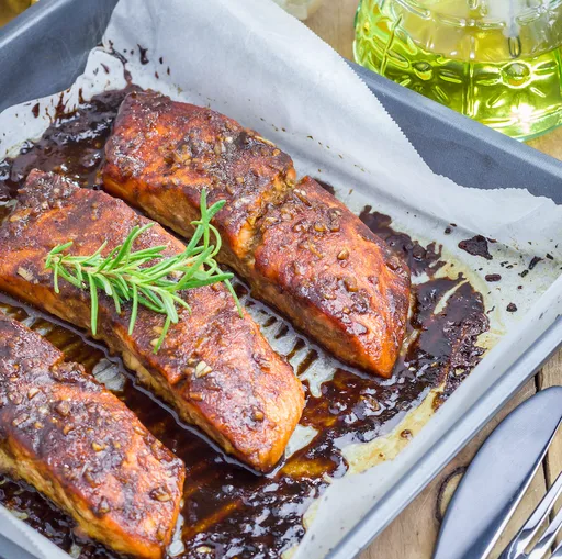 Balsamic Grilled Salmon
