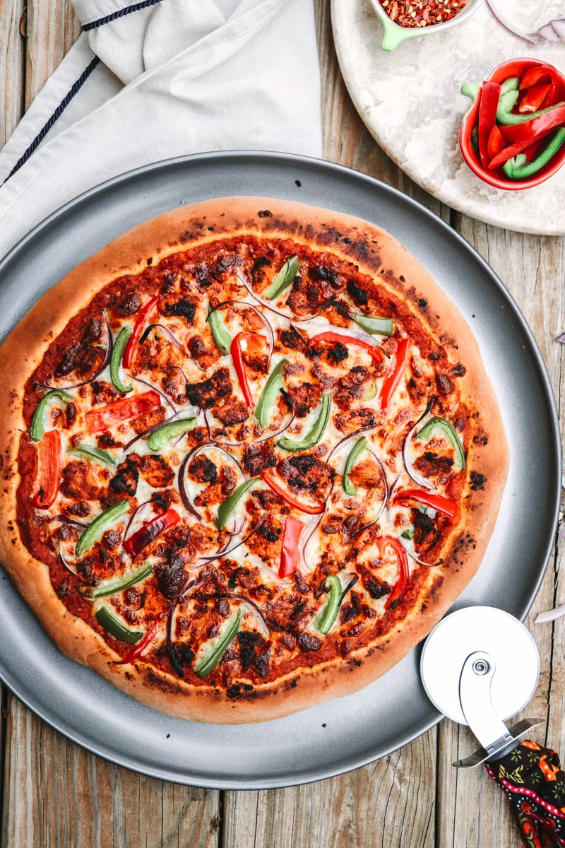Tandoori Chicken Pizza From Scratch