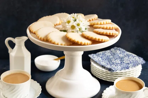 Lemon-Glazed French Sable Cookies