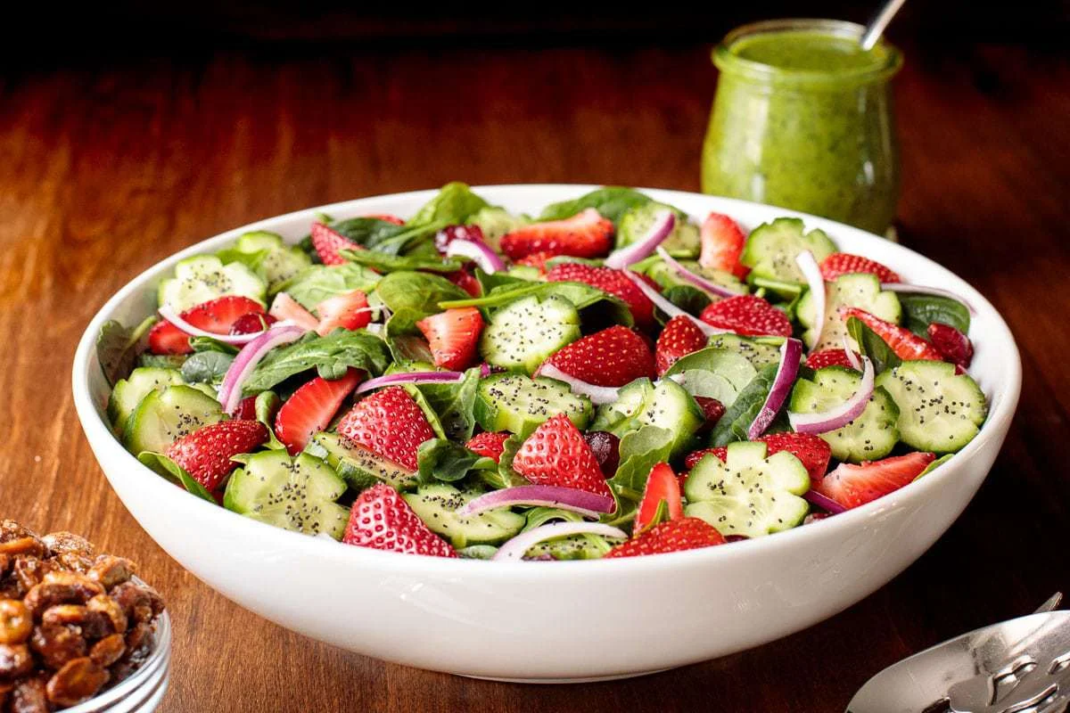 Strawberry Spinach Salad