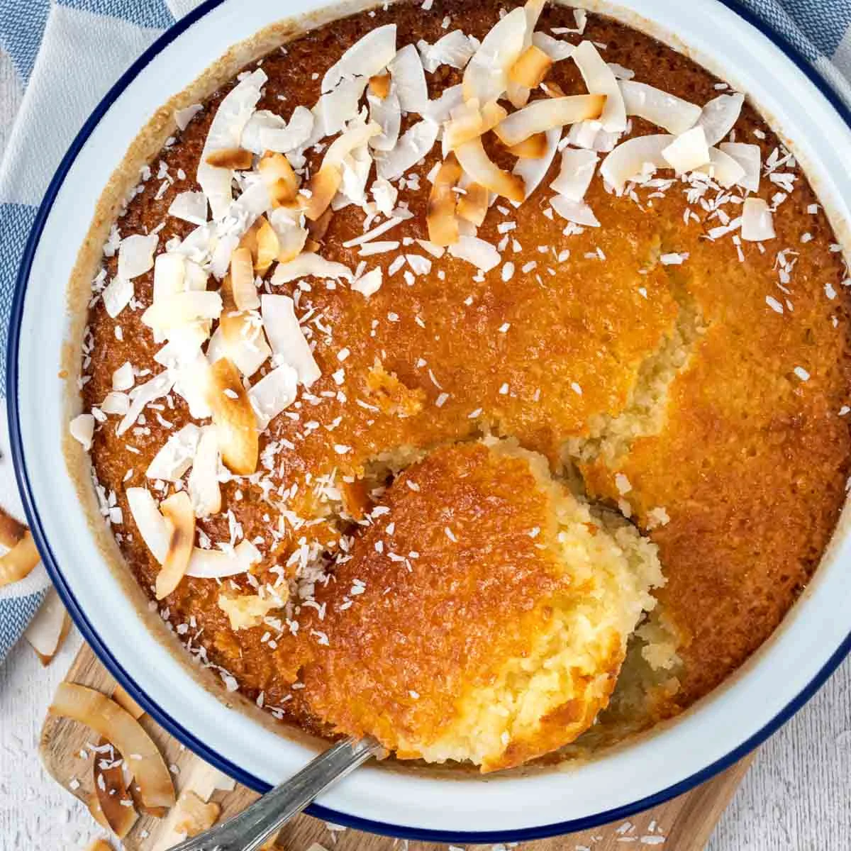 Coconut tart