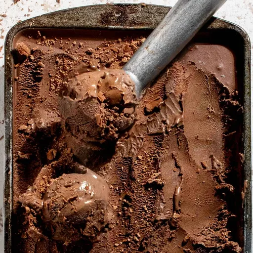 Dark Chocolate Ice Cream (No-churn)