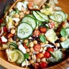 chickpea panzanella