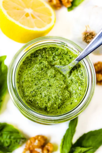 Walnut Pesto (Vegan, Oil-Free!)
