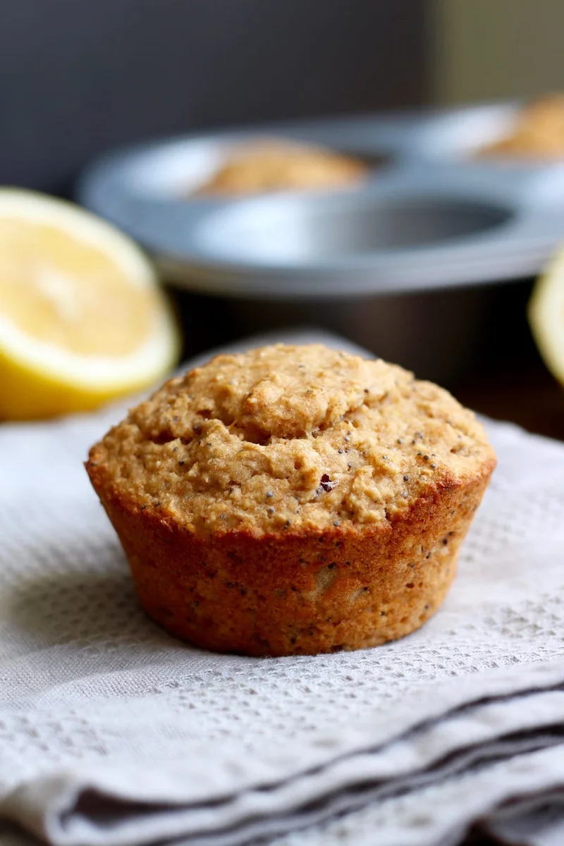 Vegan Lemon Poppy Seed Muffins