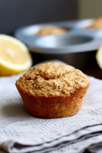 Vegan Lemon Poppy Seed Muffins