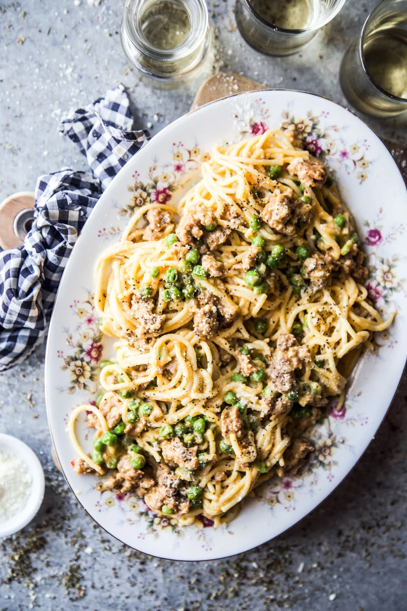 Easy Chorizo Carbonara