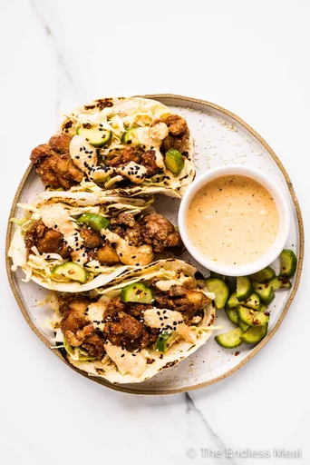 Chicken Karaage Tacos Recipe