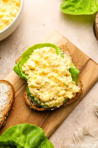 Receta de Ensalada de Huevo Definitivamente Cremosa