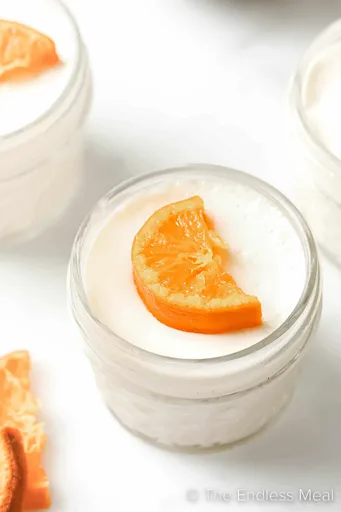 Receta de panna cotta de azahar