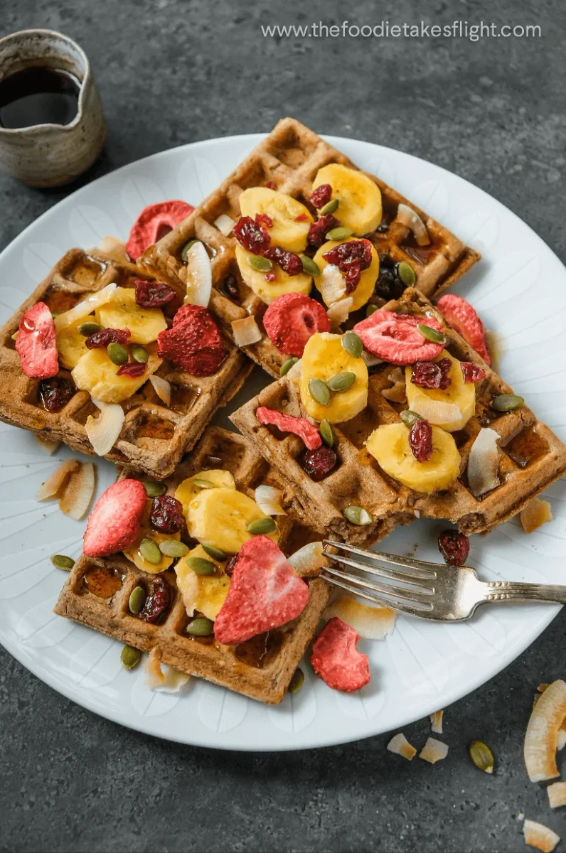 Vegan Cinnamon Waffles