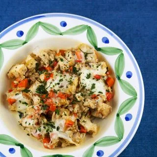 Risotto de pollo al horno (sin gluten)