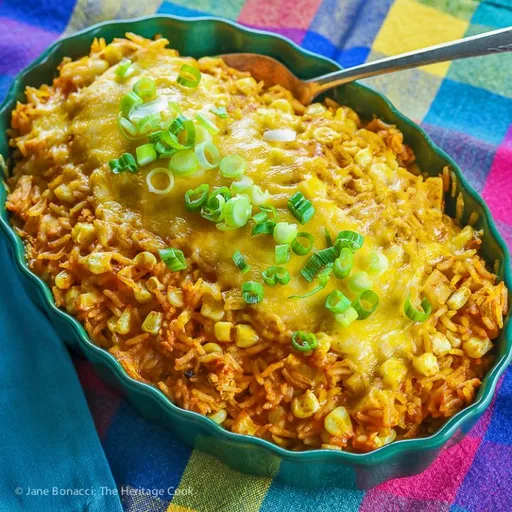 Tex Mex Chicken Enchilada Rice Casserole (Gluten-Free)