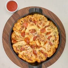 Grilled Pepperoni Pizza Rolls