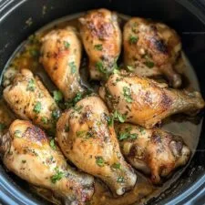 Receta de muslos de pollo especiados en olla de cocción lenta