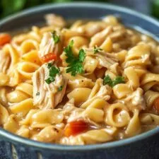 Good Gravy Crock Pot Chicken Noodles Recipe