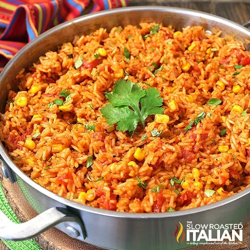 Restaurant Style Mexican Red Rice (Arroz Rojo) + Video