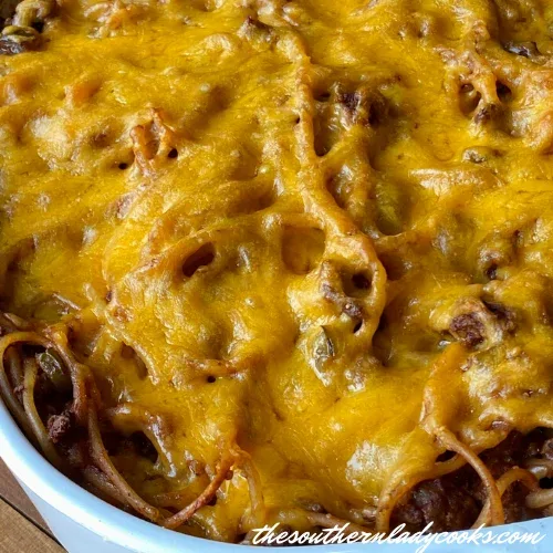 BBQ Spaghetti Bake