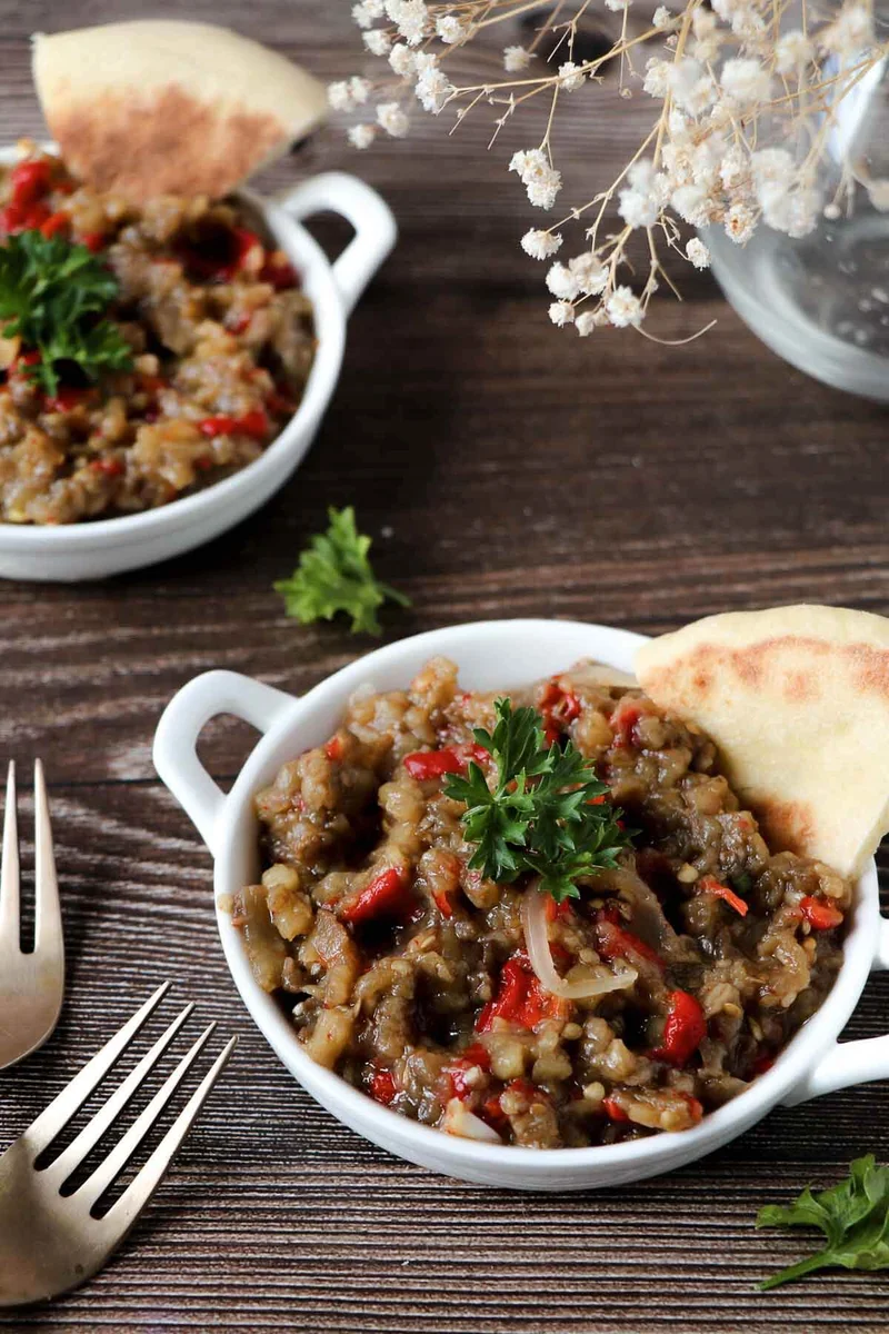 Baigan Choka (Roasted Eggplant)