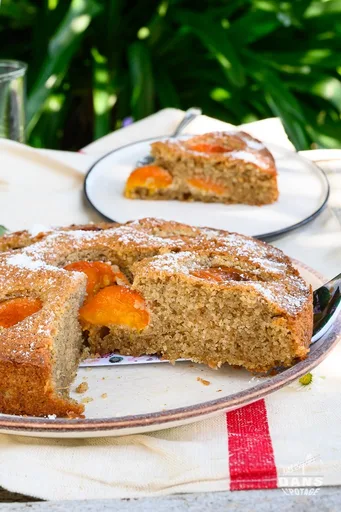 Gâteau aux abricots et au sarrasin (sans gluten)