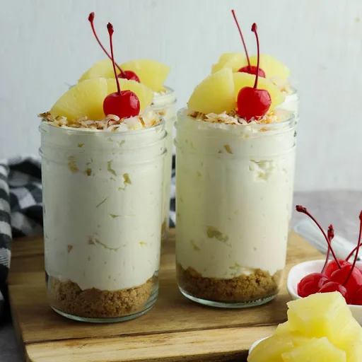 Receta de tarta de queso piña colada sin horno