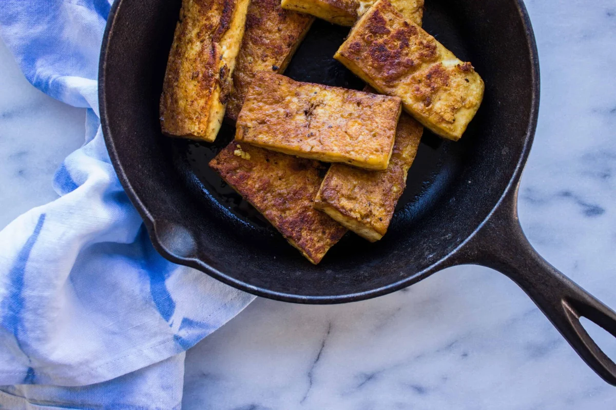 Quick Sautéed Tofu (vegan & gluten-free)