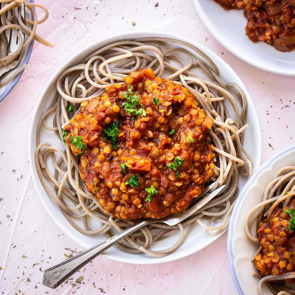 Red Lentil Bolognese (vegan & gluten-free)