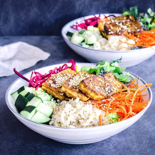 Bolos de Buda veganos con tofu (sin gluten)