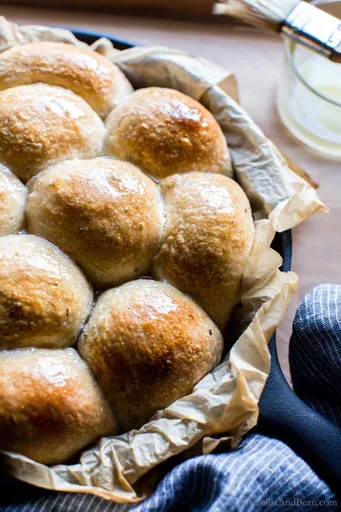 Soft Overnight Sourdough Dinner Rolls