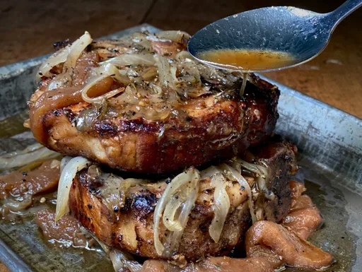 Chuletas de Cerdo a la Pimienta en Olla de Cocción Lenta