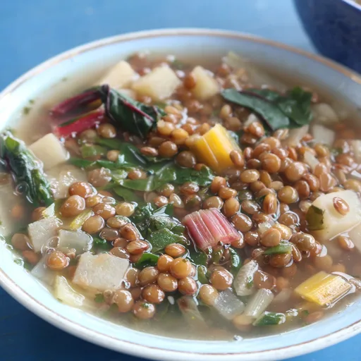 Lebanese Lentil Soup (Adas Bi Hamod)
