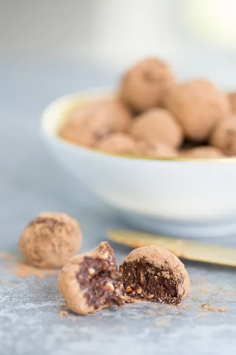 Trufas de chocolate veganas