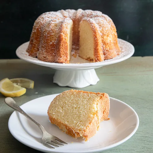 Pastel de Limón con Suero de Mantequilla