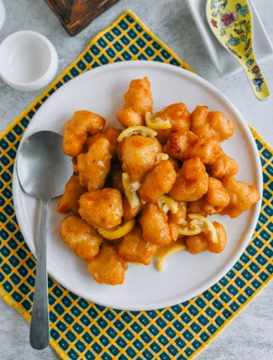 Pollo al limón chino