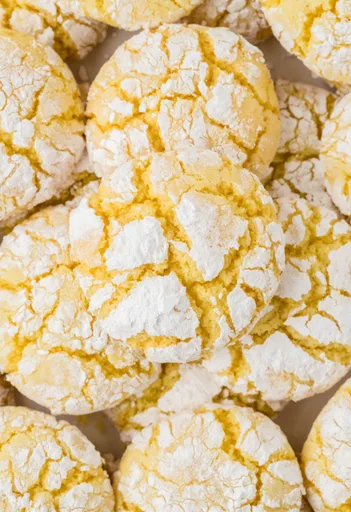 Lemon Cake Mix Cookies