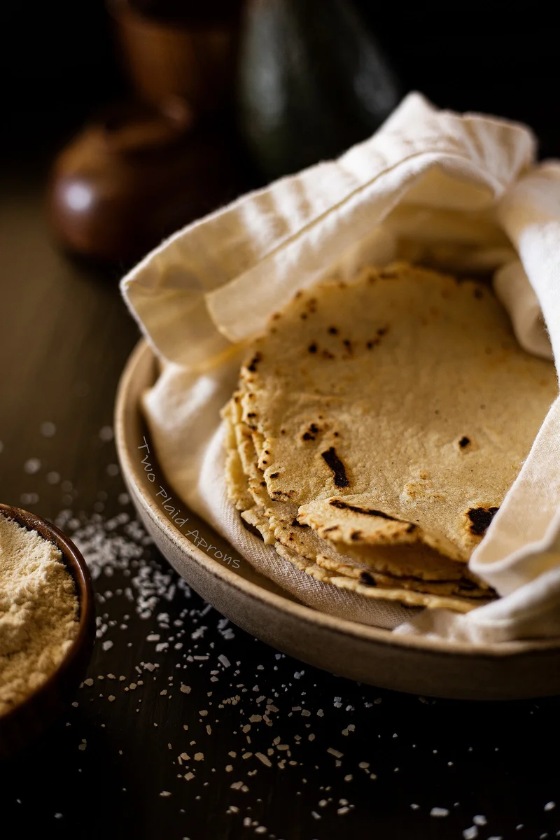 3 Ingredient Homemade Corn Tortillas