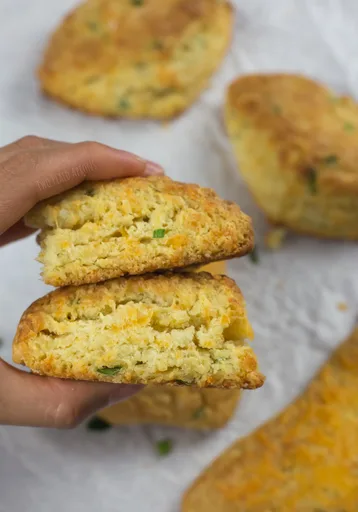 Cheddar Green Onion Scones