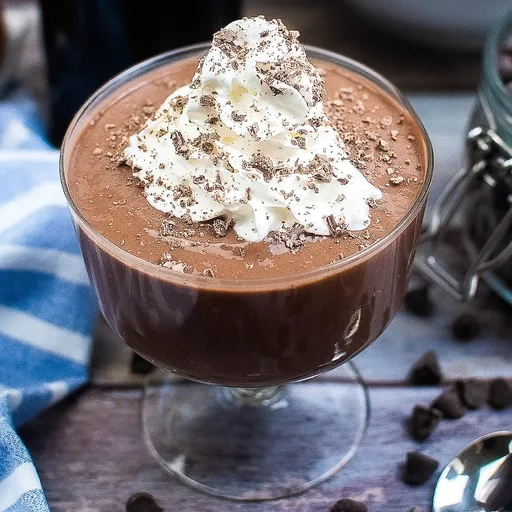 Receta de pudin de chocolate sin maicena