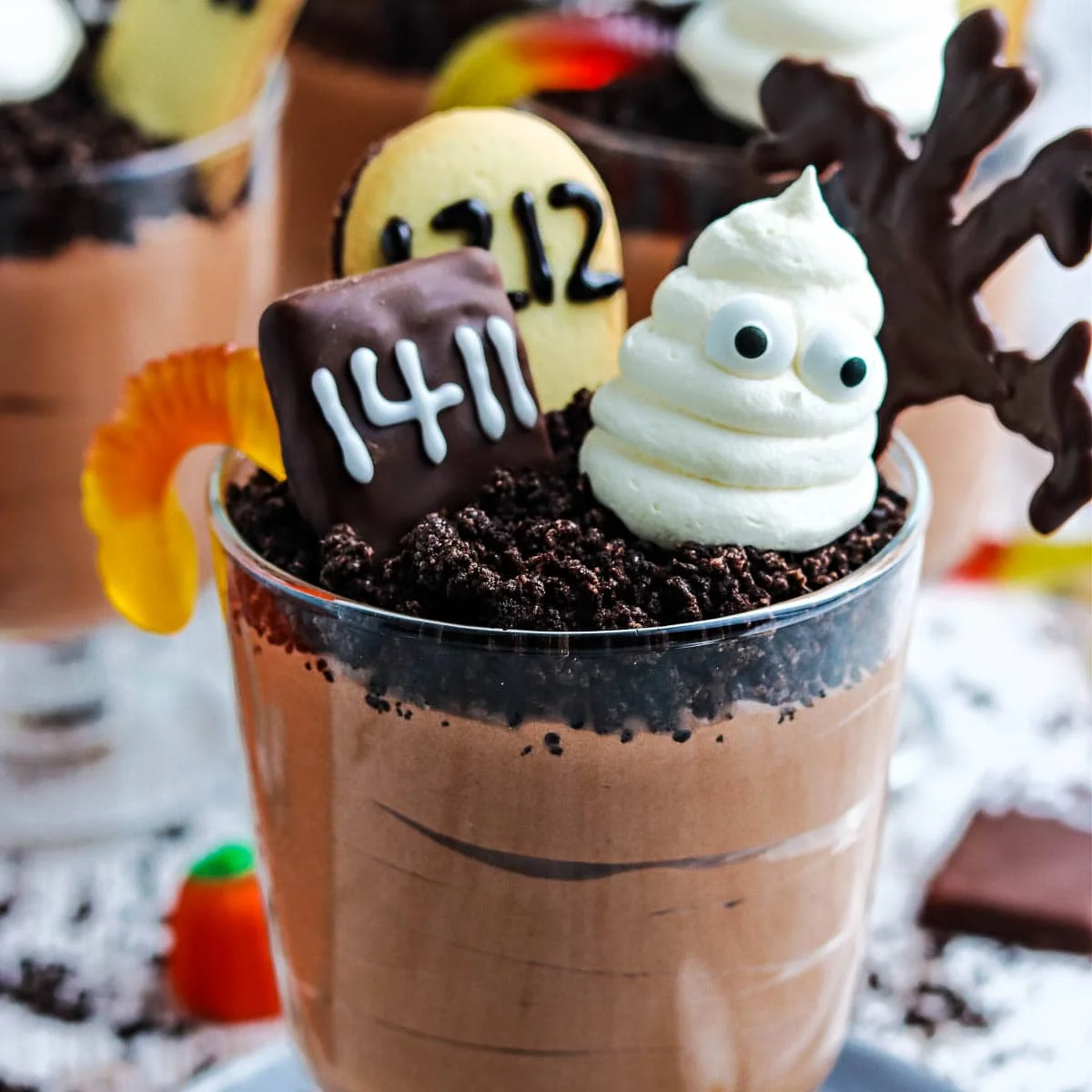 Halloween Dirt Cups Recipe