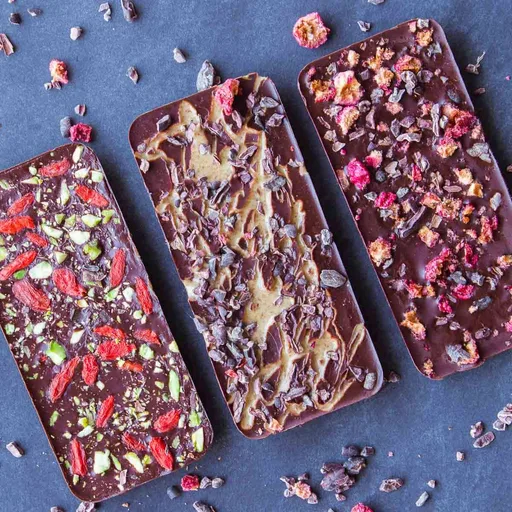 3 Ingredient Sugar-free Chocolate (vegan & gluten-free)