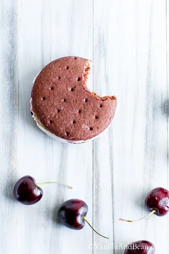 Chocolate Ice Cream Sandwich Cookies