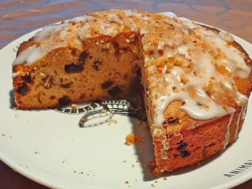 Bizcocho de manzana y nueces