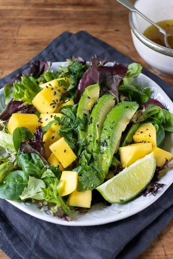 Mango Salad with Lime Ginger Dressing