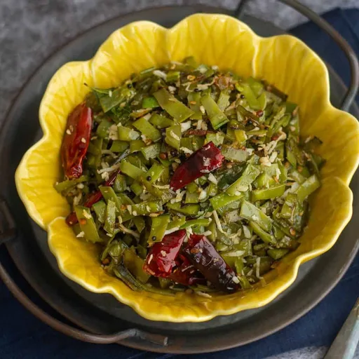 Snow Peas Poriyal (No Onion No Garlic – South Indian Style)