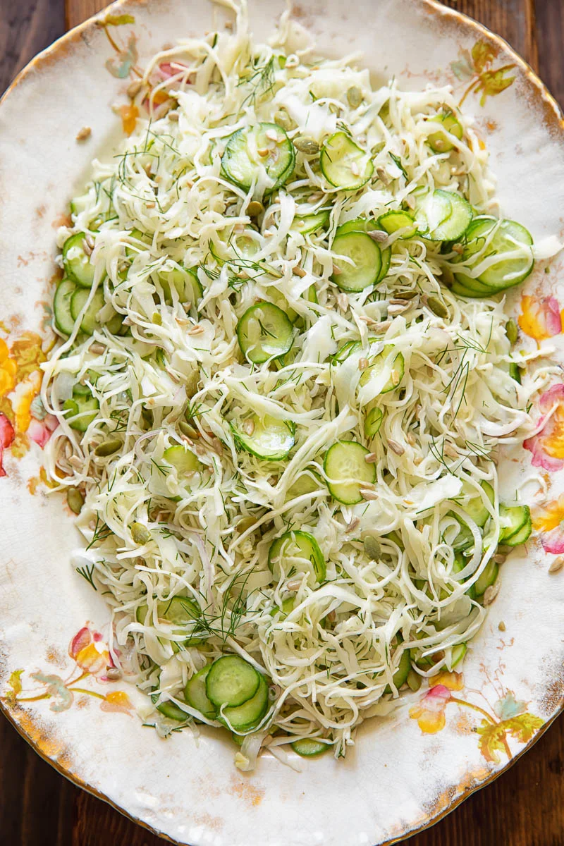 Cabbage and Cucumber Salad
