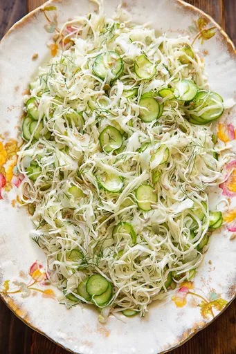 Cabbage and Cucumber Salad