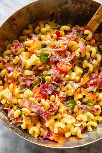 Ensalada de pasta italiana